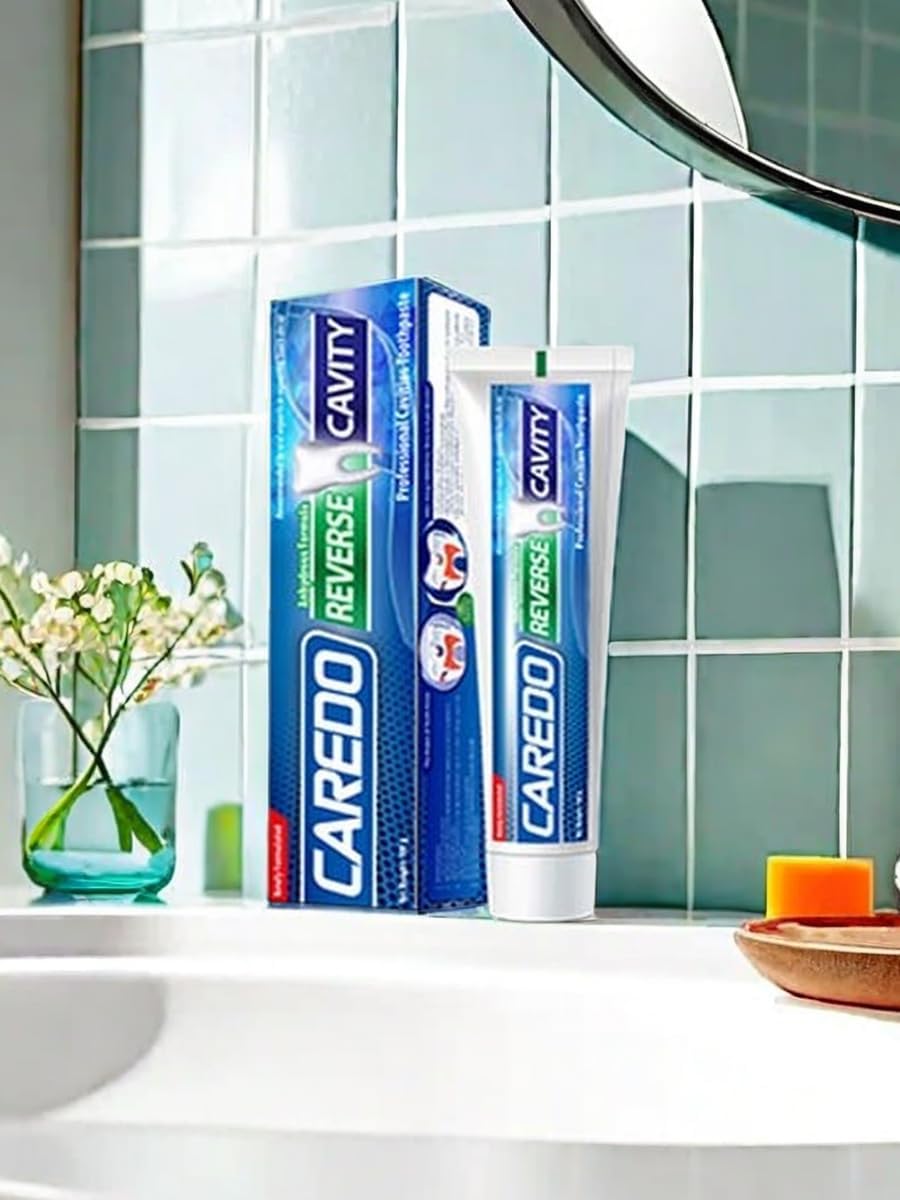 Sabor Mejorado - Pasta de Dientes de Hidroxiapatita CAREDO Cavity R...