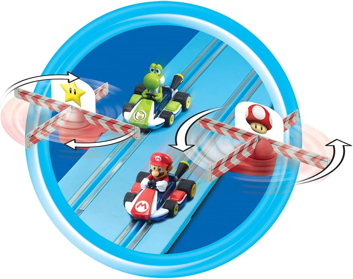 Carrera First Mario Kart Slot Car Race Track Set – Mario & Peach (Ages 3+)