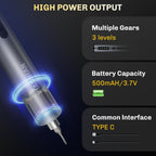 Juego de destornilladores eléctricos de precisión de 3.7V, Gris - Versión estándar