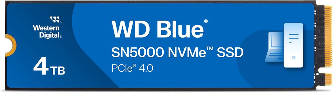 Western Digital 4TB WD Blue SN5000 NVMe - Unidad de estado sólido i...