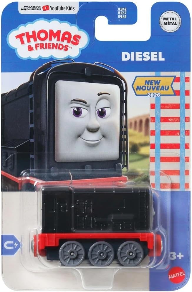 Thomas & Friends - Motores de tren de metal fundido a presión, juego de 3