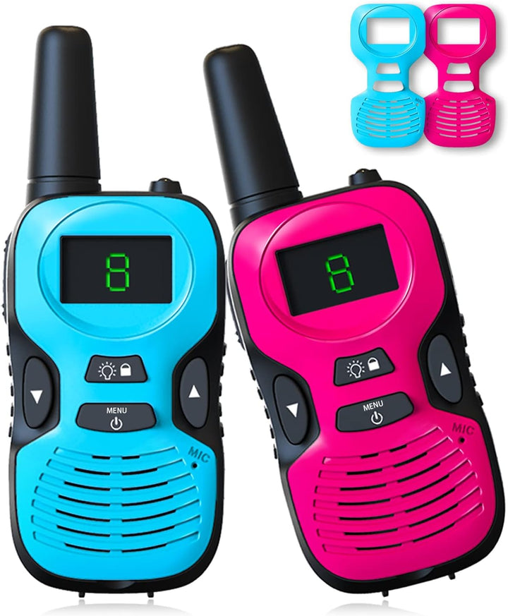 2 piezas de walkie talkies para niños: juguetes al aire libre para...