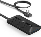 Anker Regleta con protector contra sobretensiones de 300J, extensor de