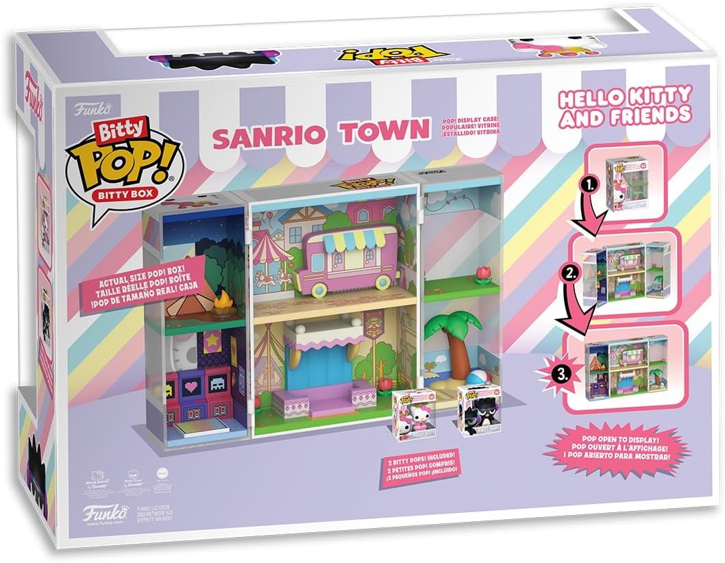 Funko Pop! Bitty Boxes: Sanrio - SanrioTown - Hello Kitty™ and Badt...