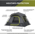 CORE - Combo de campamento de 4 piezas con tienda de campaña instantánea