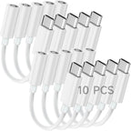 Adaptador USB C a conector de auriculares de 3.5mm para iPhone 17/16/15 Pro/Max, Dongle DAC de audio de alta resolución, convertidor de cable auxiliar de 3.5mm para Samsung Galaxy, iPad