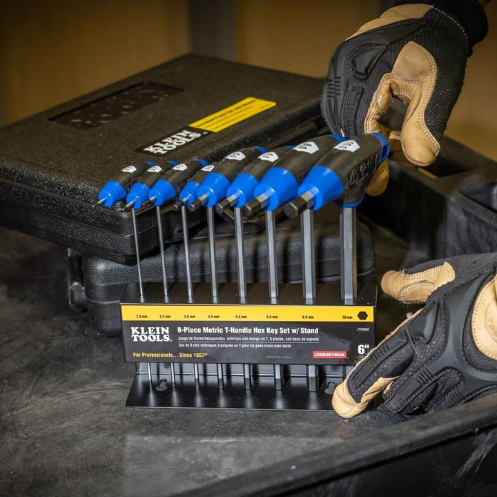 KLEIN TOOLS JTH68M - Juego de llaves hexagonales con mango en T, ju...