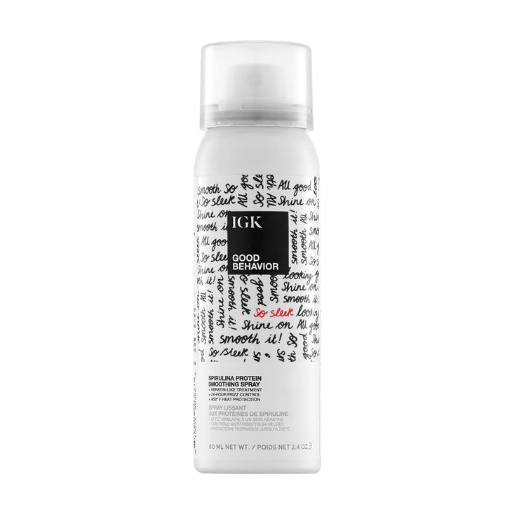 IGK GOOD BEHAVIOR Spirulina Protein Smoothing Spray Travel | Tratam...