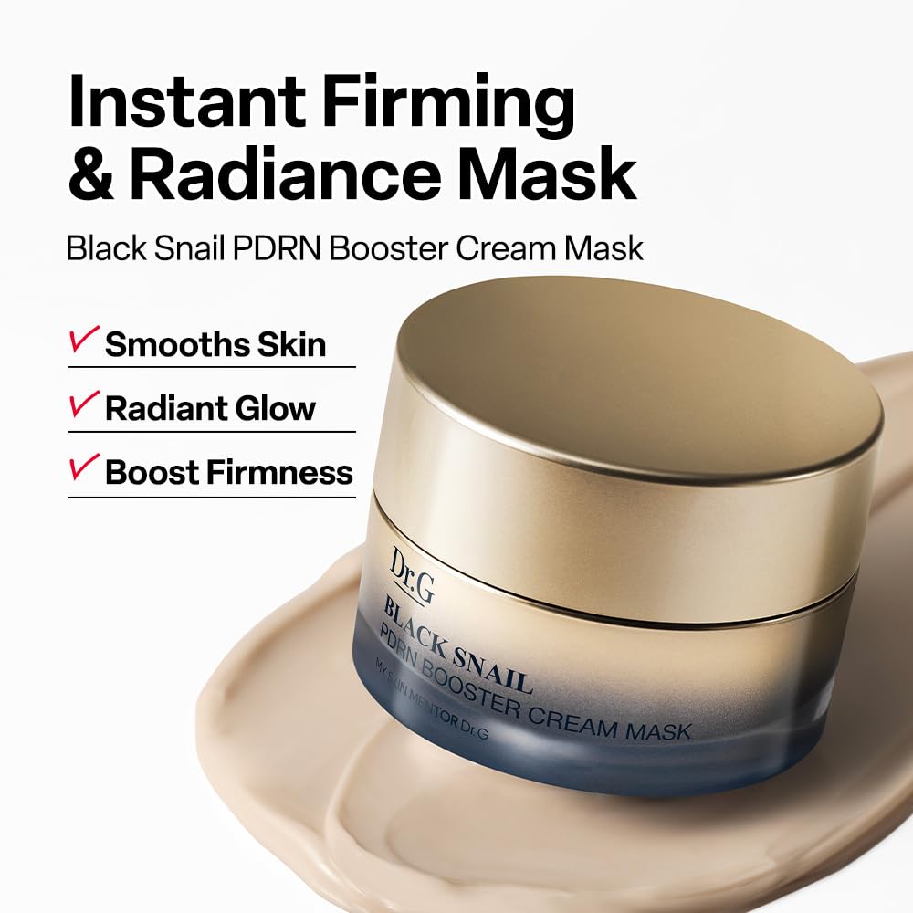 Dr. G Black Snail PDRN Booster Cream Mask - Mucina de caracol negro...