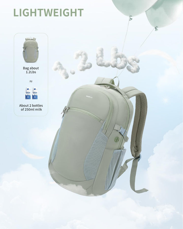 ECOHUB Mochilas para laptop de 17 pulgadas con compartimento para l...