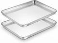 TeamFar Bandeja para hornear, bandeja para hornear de acero inoxidable, 16