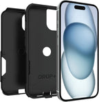 OtterBox iPhone 17e, 16e, 15, 14, & 13 Commuter Series Case - negro, Slim & Tough, Pocket-Friendly, con puerto Protection - Thin & Protective iPhone Case, Dual-Layer, Impact Absorbing iPhone Case
