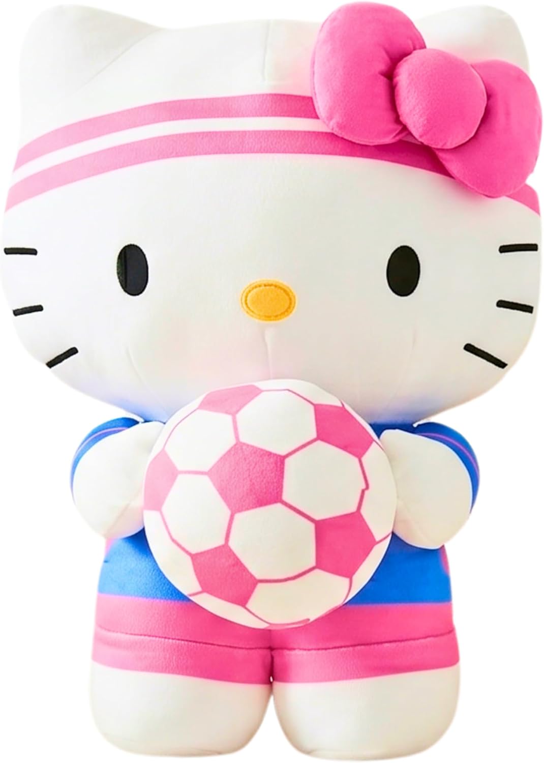 Hello Kitty Kids Bedding - Almohada súper suave y acogedora con balón de fútbol, torneo mundial 2026, (producto oficial) por Franco