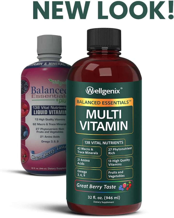 Suplemento líquido nutricional Balanced Essentials, 32 onzas, Very...