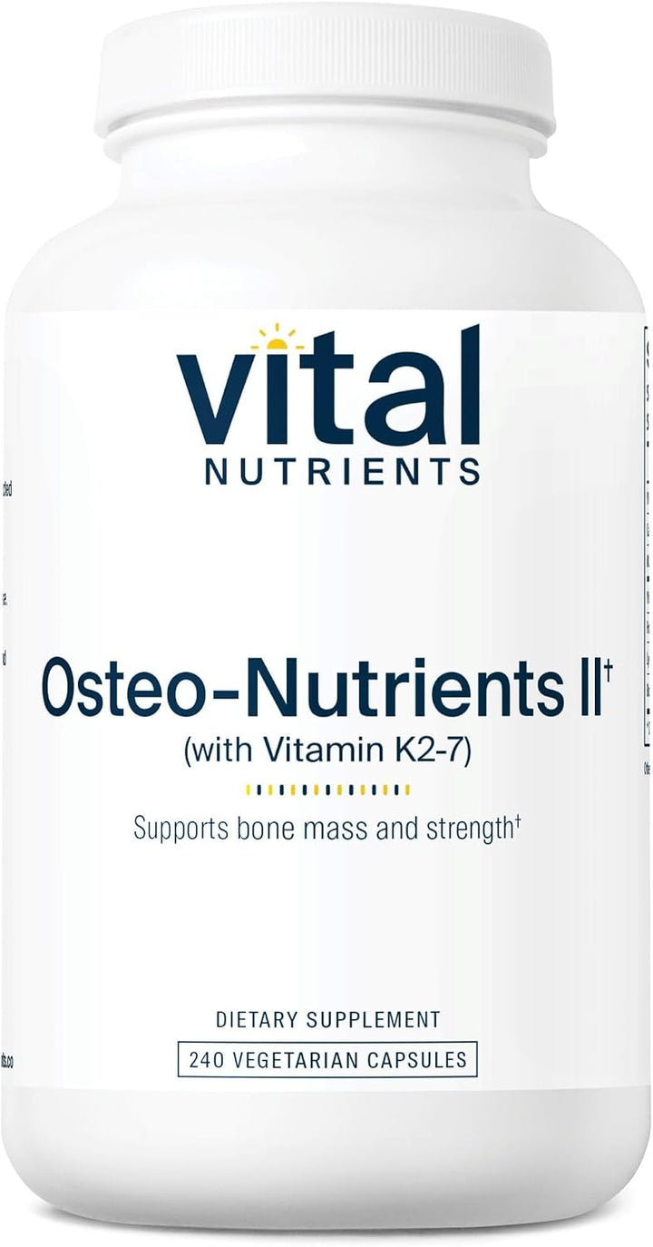 Vital Nutrients Osteo-Nutrients II - Vitamina K2 + D3, calcio, boro...