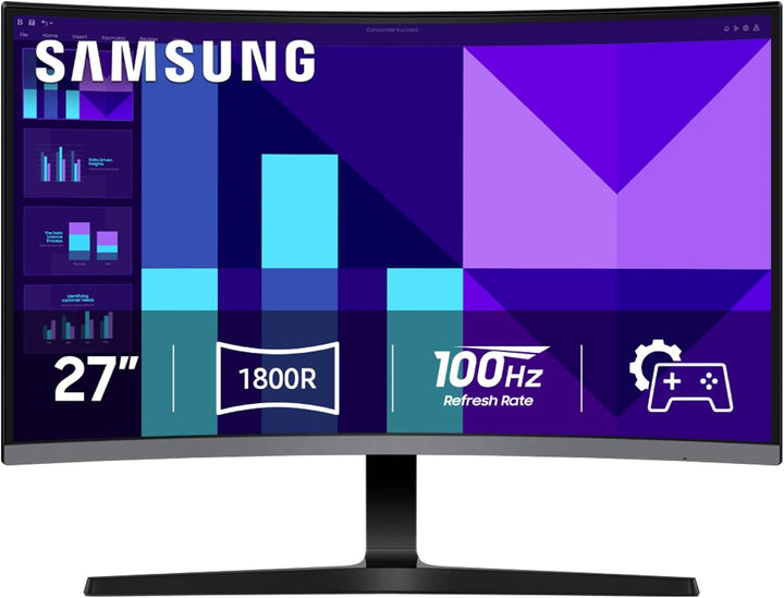 Samsung Monitor curvo S3 (S39GD) FHD de 100 Hz de 27 pulgadas, Modo...