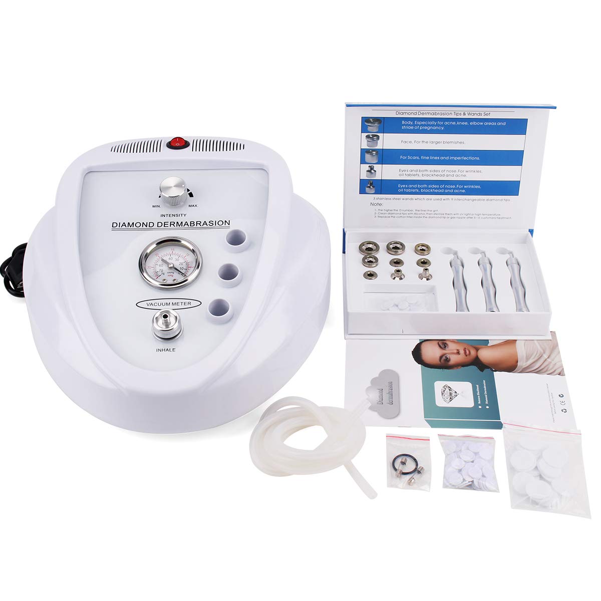 Máquina de microdermoabrasión con diamantes, Yofuly, potencia de su...