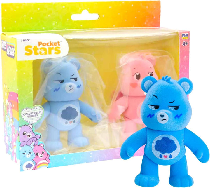 Care Bears - Figuras de acción articuladas, paquete de 2, figuras d...