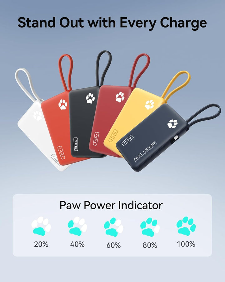 INIU Cargador portátil, banco de energía delgado de 10000 mAh con U...