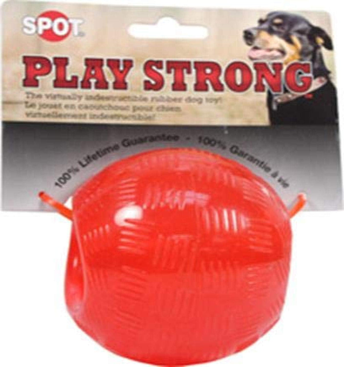 SPOT by Ethical Products Play Strong Bones - Juguetes masticables y juguetes de pelota para perros, ideal para masticadores y cachorros agresivos, pelota, pequeña