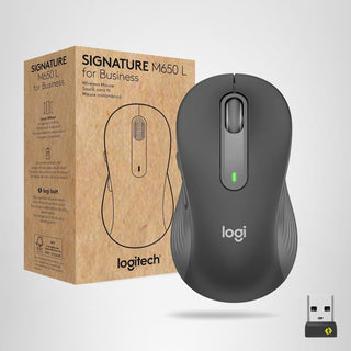 Logitech Signature M650 L para mouse inalámbrico de negocios, para...