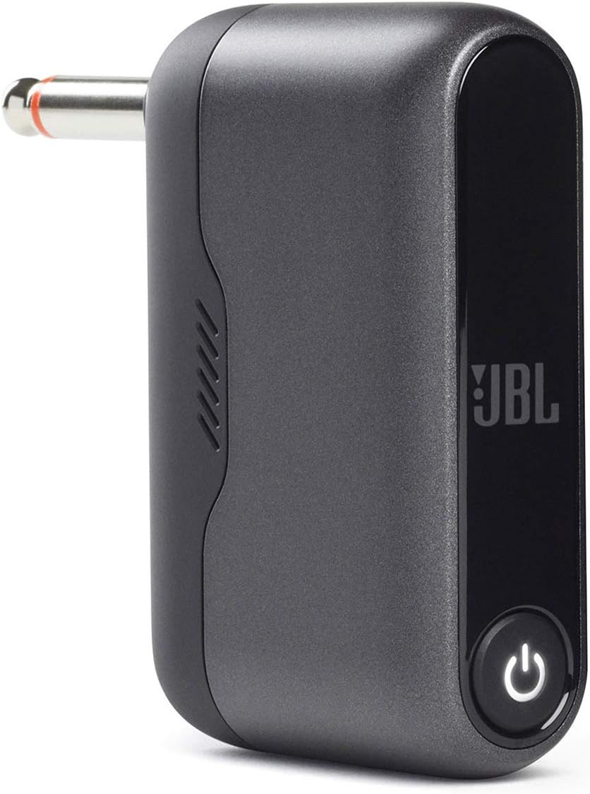 JBL Sistema inalámbrico de dos micrófonos con receptor de doble canal, negro