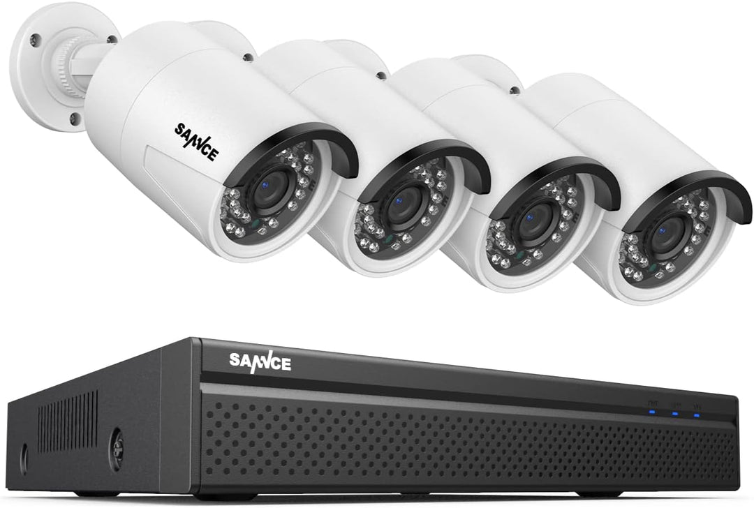 SANNCE Sistema de cámara de seguridad PoE de 8 canales 4K - Sistema...