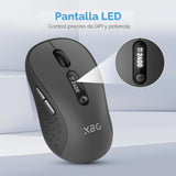 XBG Ratón Bluetooth inalámbrico B15pro, Bluetooth 5.0\/4.0 y 2.4G T...