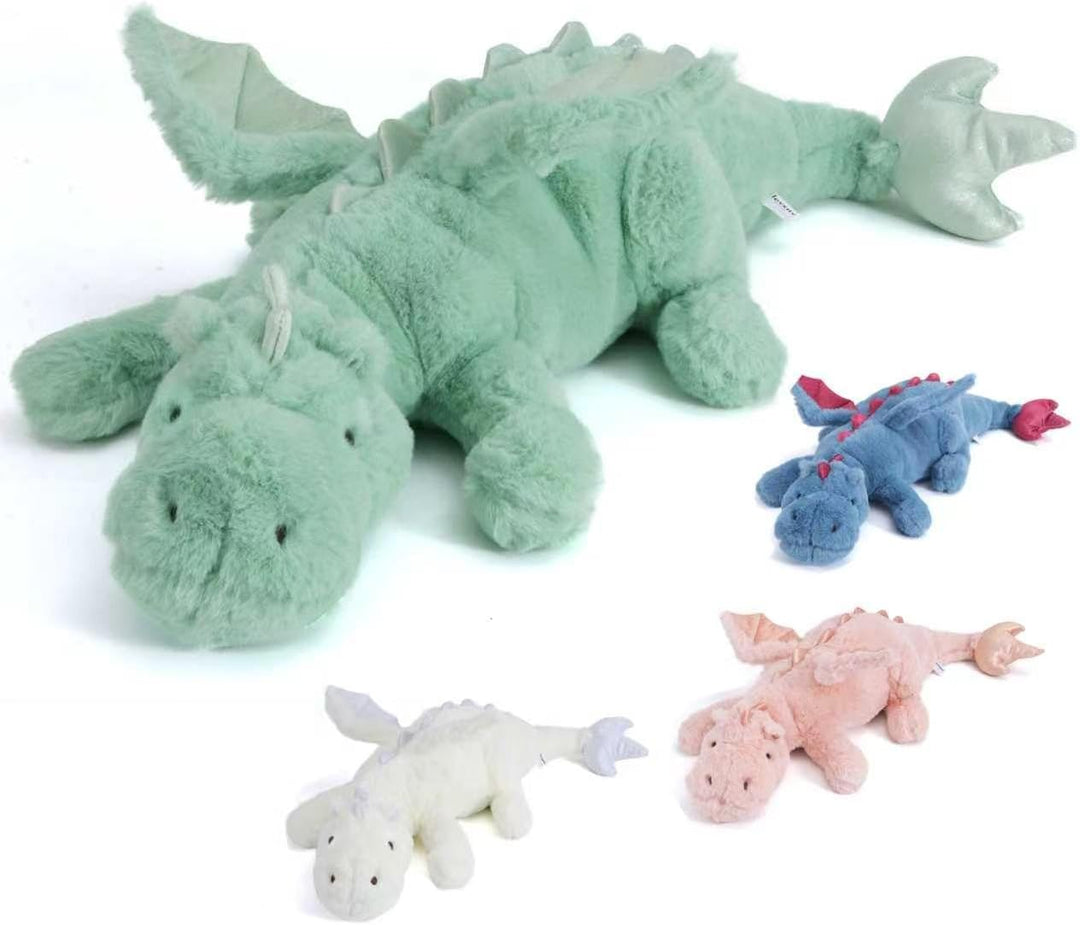 Yulevxnv Peluche de dragón pesado de 10 libras, almohada de felpa p...