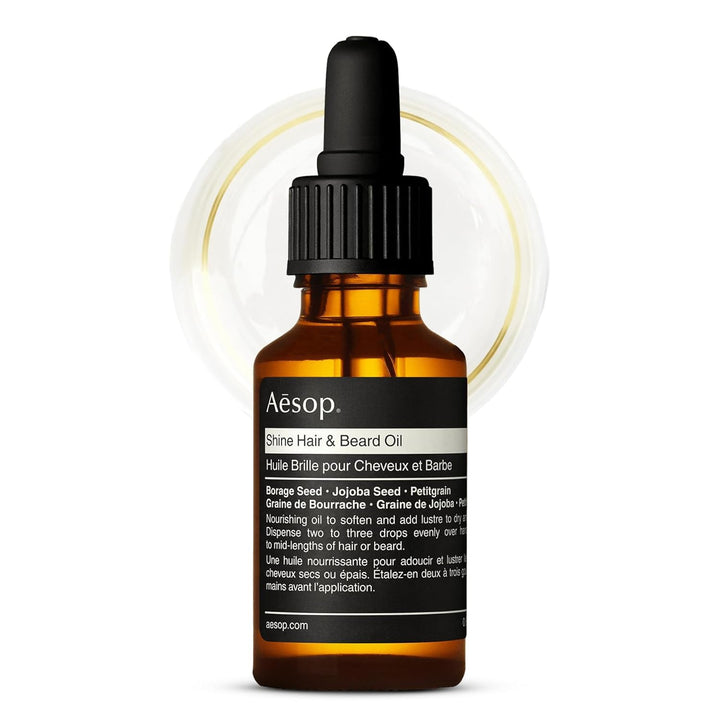 Aesop Aceite Shine para cabello y barba, rico en humedad, sin silic...