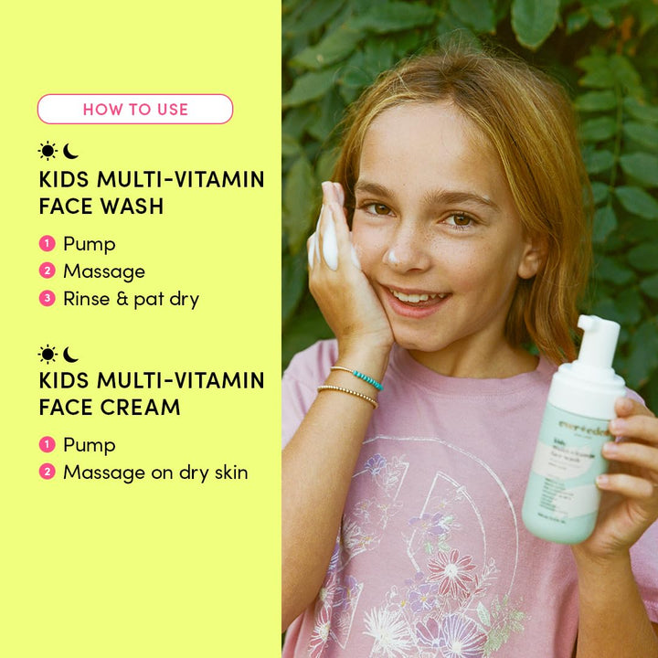 Evereden Kids Happy Face Duo (Melon Juice) - Set de lavado facial y...