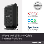 NETGEAR - Módem de cable compatible con todos los