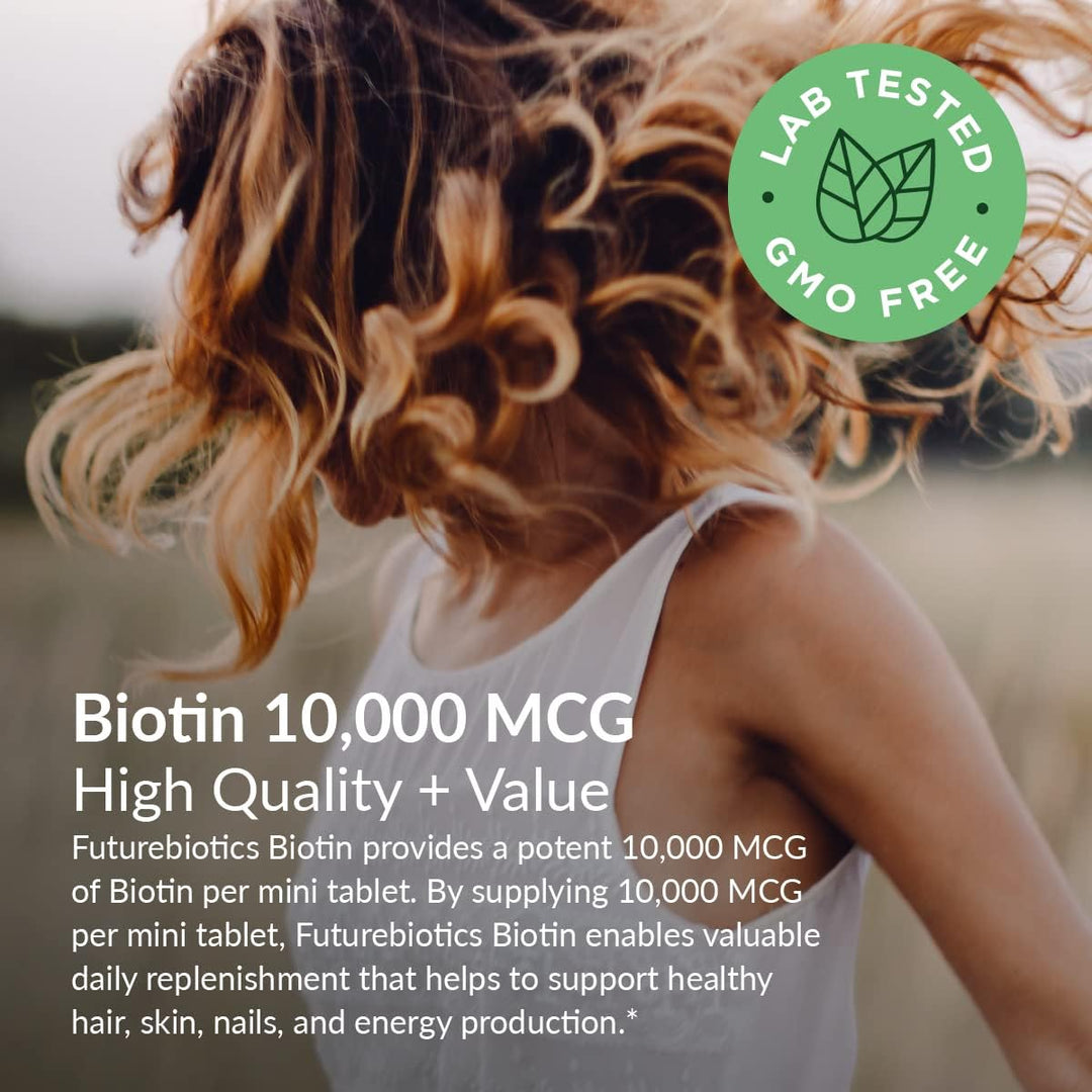 Futurebiotics Biotina 10,000 MCG Tabletas de Alta Potencia Apoyan e...