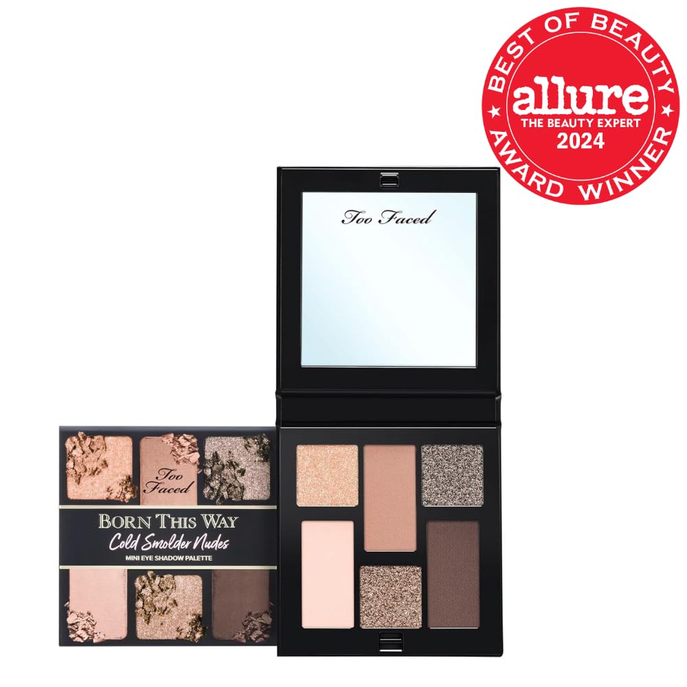 Too Faced Born This Way Natural Nudes Mini Paleta de Sombras de Ojo...