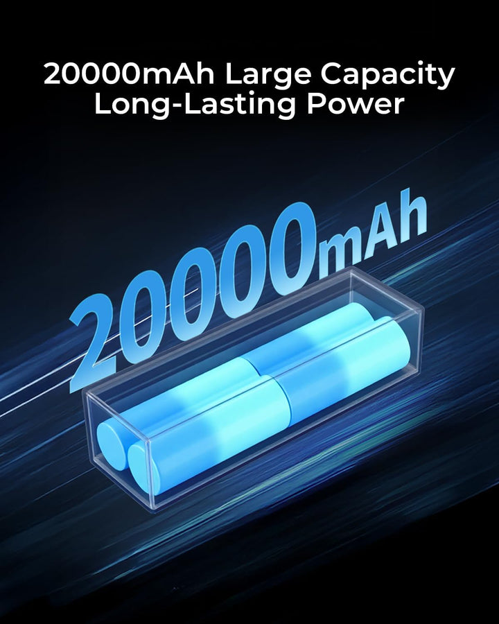 Lenovo Banco de energía portátil para portátil, 20,000 mAh, 3 puert...