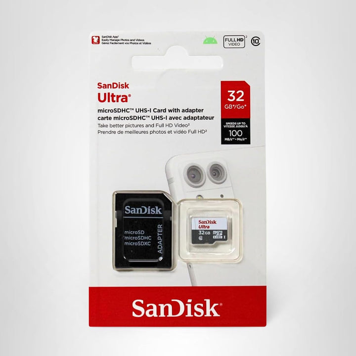 Tarjeta de memoria SanDisk Ultra 32GB UHS-I\/Clase 10 Micro SDHC co...