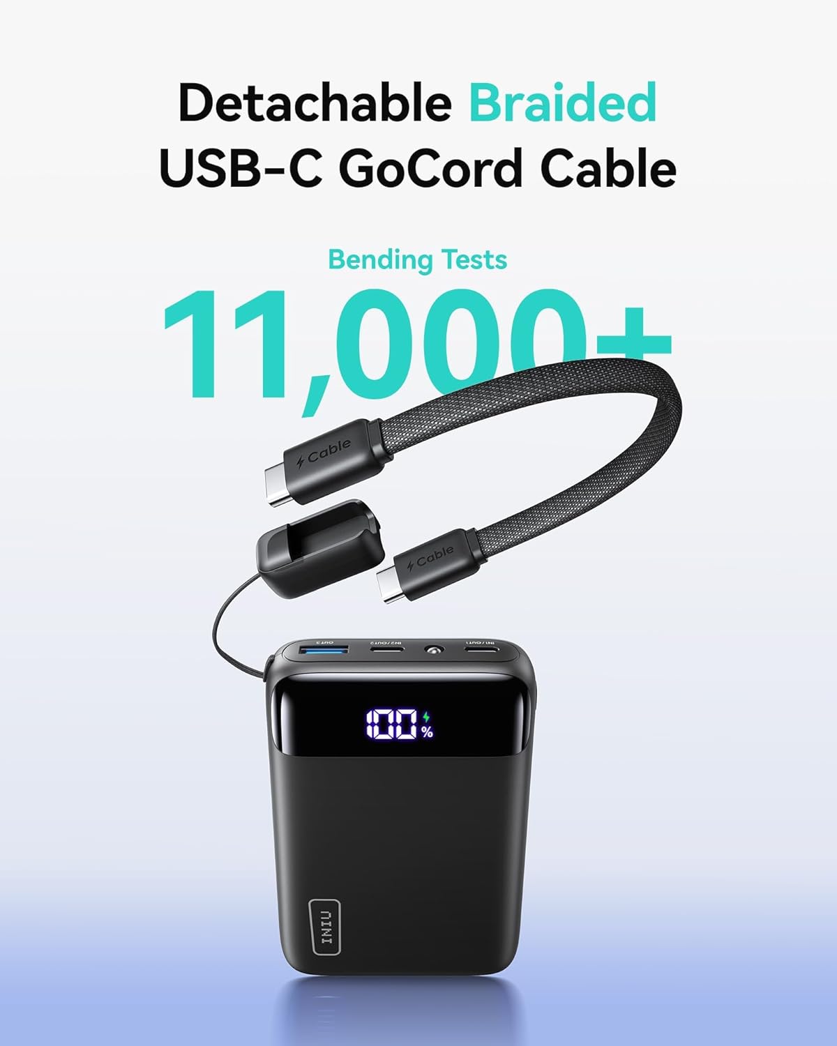 INIU Cargador Portátil, el Banco de Energía de 20000mAh más Pequeño...