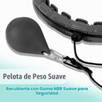 OurStarry - Aro de Ejercicio con Peso de 34 Nudos de Tamaño Grande, Anillo Inteligente de Cintura para Pérdida de Peso en Adultos