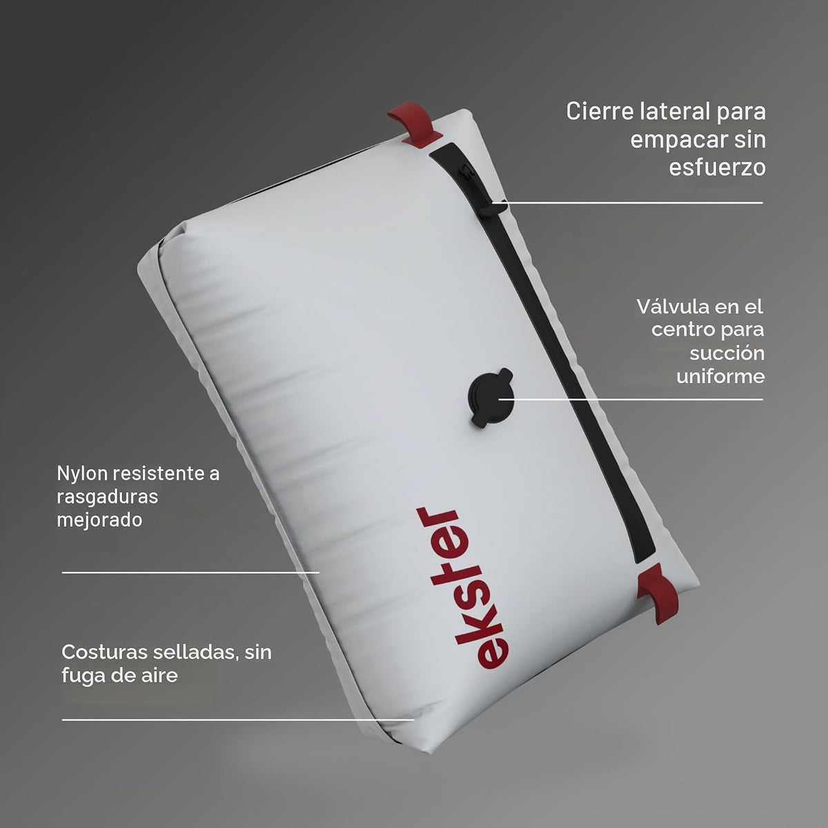Ekster TravelPack - Kit de vacío Plus - Bolsas de almacenamiento al vacío