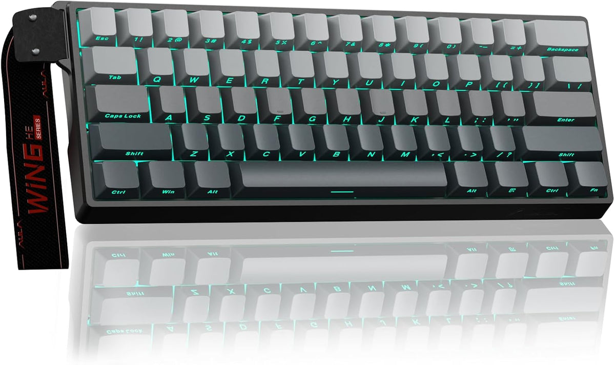 Aula WIN60 HE - 60% Teclado mecánico para juegos con cable, interru...