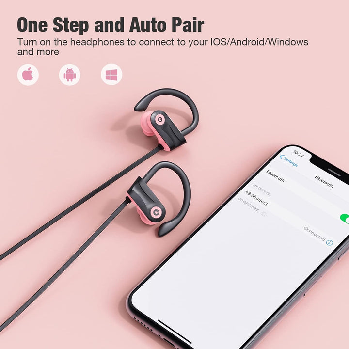 Auriculares Bluetooth Boean, auriculares inalámbricos con 16 horas...