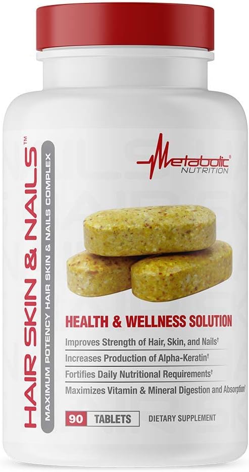 Metabolic Nutrition Cabello Piel y Uñas Máxima Potencia Salud y Bie...