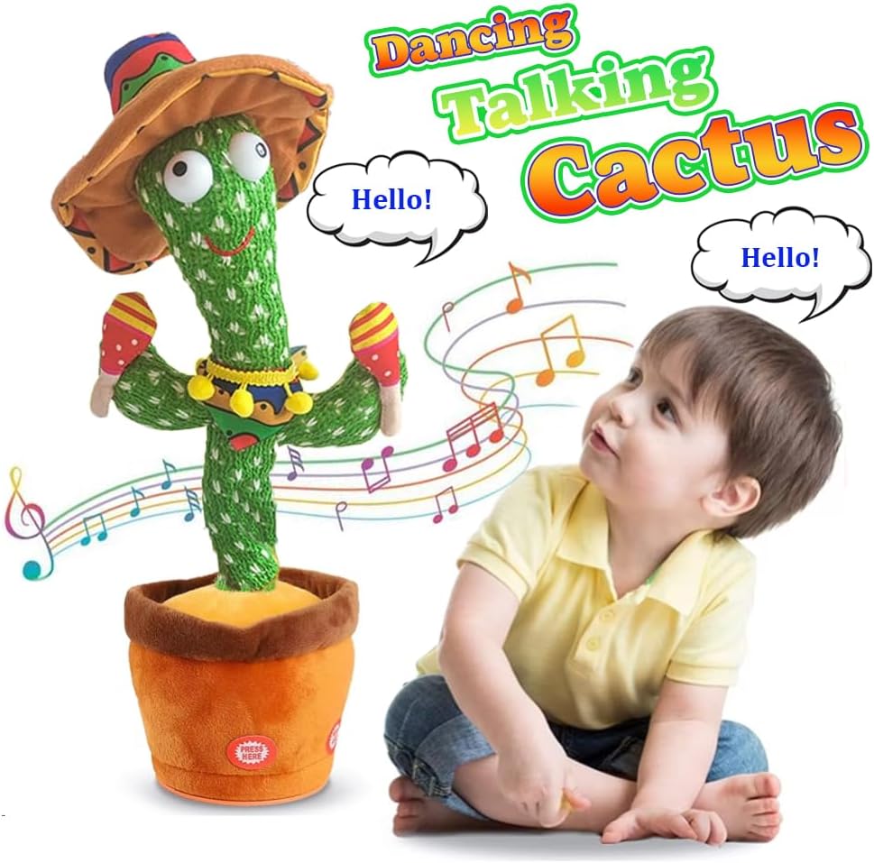 The Noodley Juguete de peluche de cactus bailarín