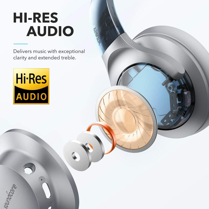 Soundcore Anker Life Q20 Auriculares híbridos con cancelación activ...