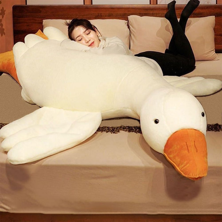 Almohada gigante de felpa de ganso blanco de 20 pulgadas, suave alm...