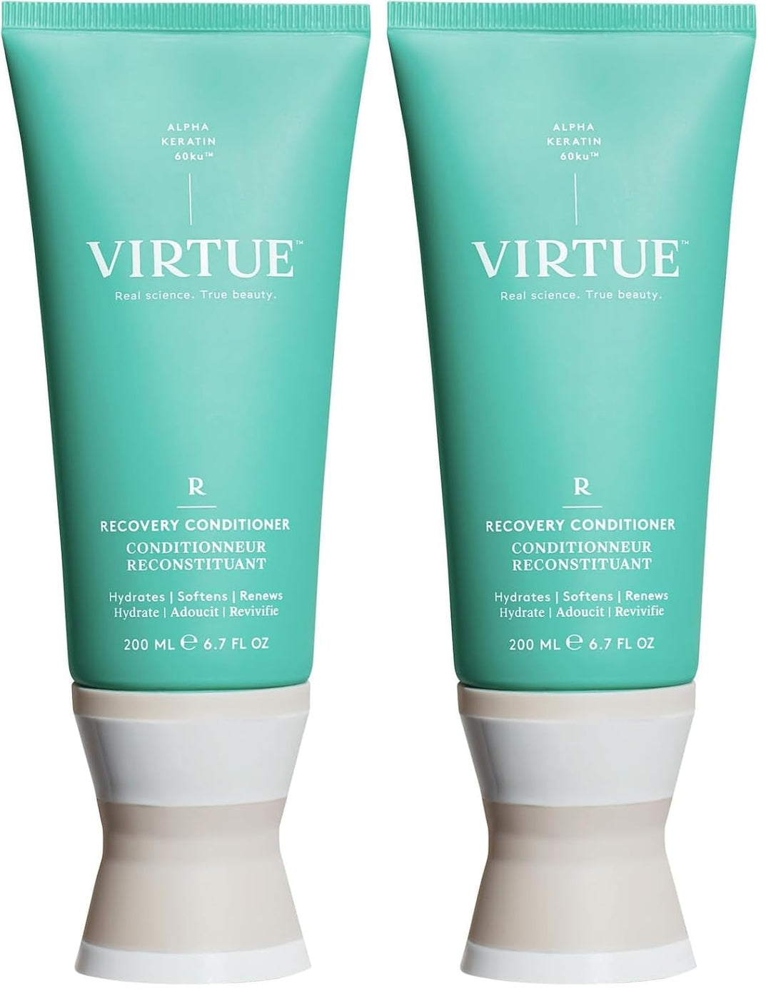 Virtue Acondicionador de recuperación con queratina hidrata, suaviz...