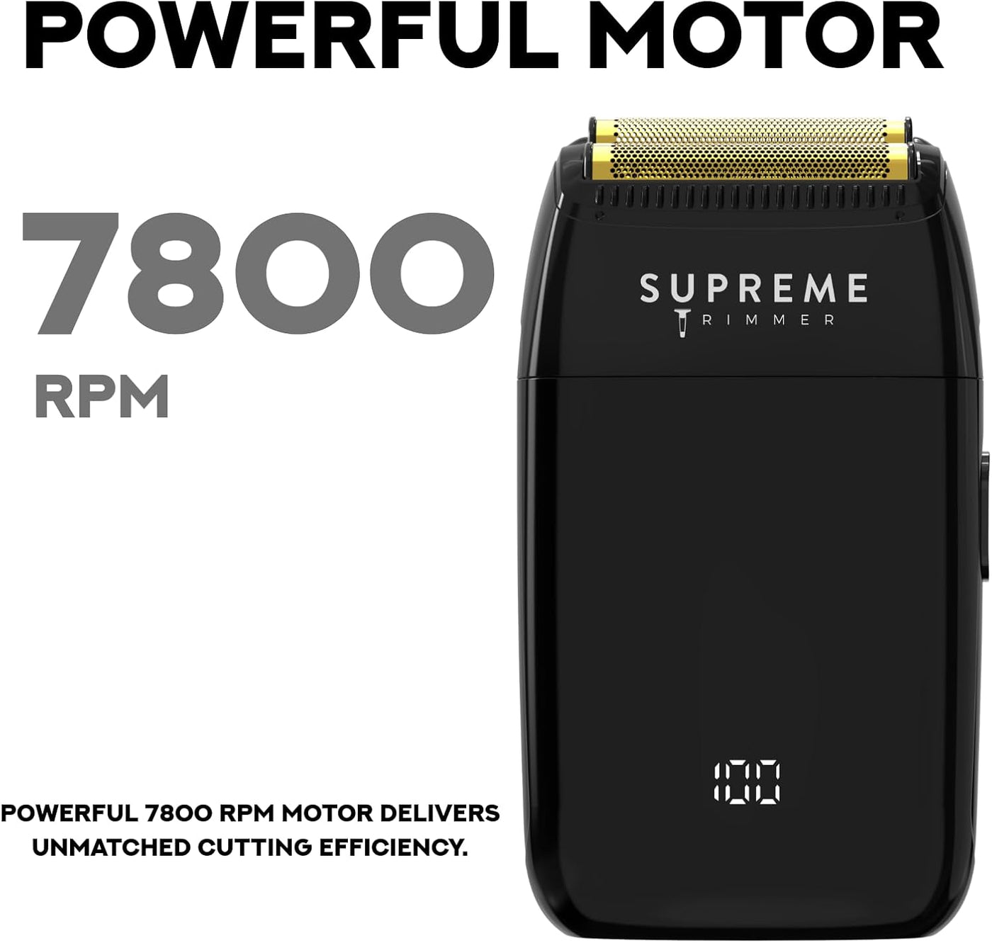 Supreme Trimmer Crunch Lite STF600 | Afeitadora profesional de dobl...