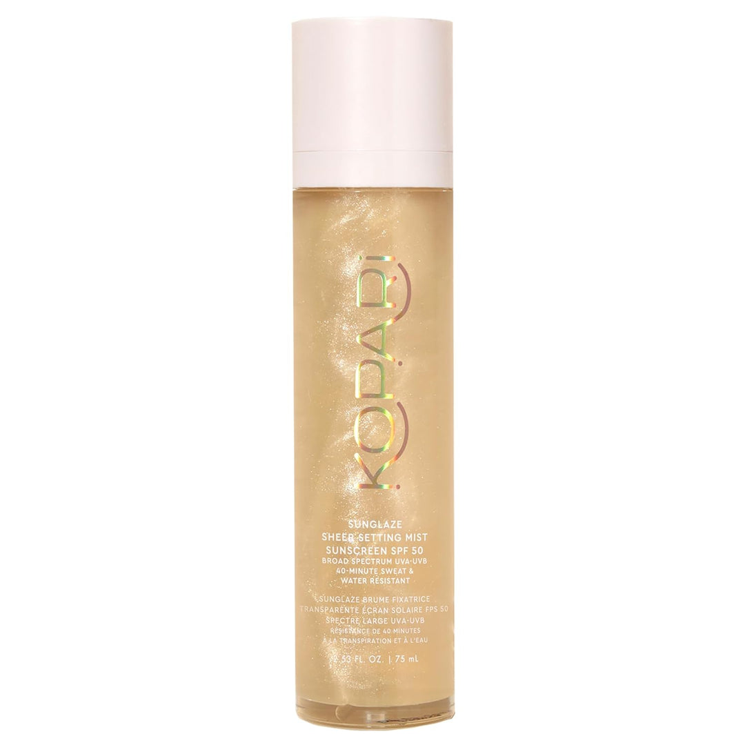 Kopari Sunglaze - Protector solar SPF 50, ligero, secado rápido, ul...
