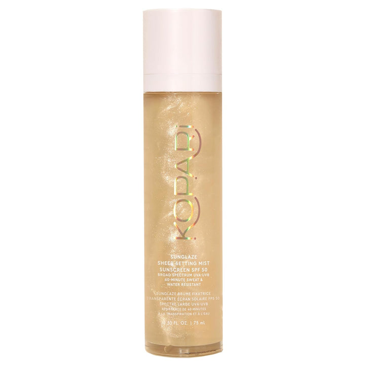 Kopari Sunglaze - Protector solar SPF 50, ligero, secado rápido, ul...
