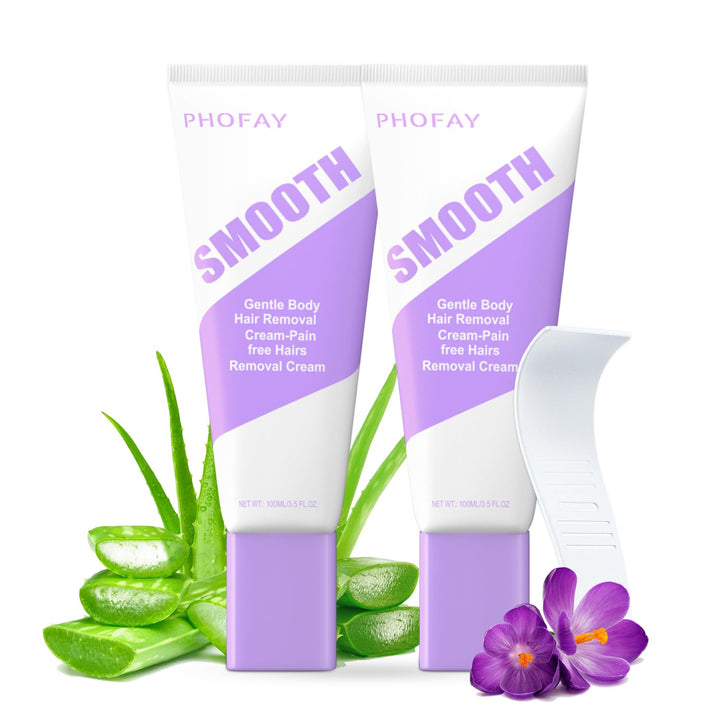 Crema para eliminar el vello PHOFAY para piel sensible para mujeres...